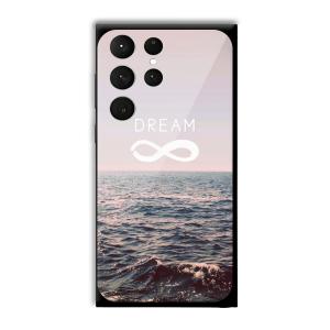 Infinite Dreams Customized Printed Glass Back Cover for Samsung Galaxy S23 Ultra