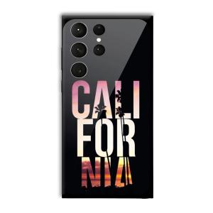 California Customized Printed Glass Back Cover for Samsung Galaxy S23 Ultra