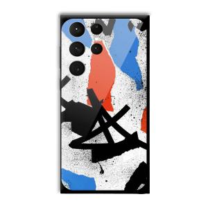 Abstract Graffiti Customized Printed Glass Back Cover for Samsung Galaxy S23 Ultra