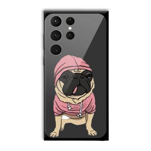 Cool Dog Customized Printed Glass Back Cover for Samsung Galaxy S23 Ultra