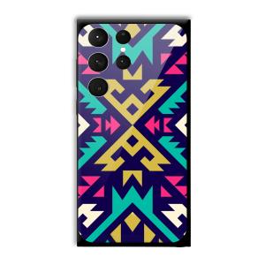 Arrows Abstract Customized Printed Glass Back Cover for Samsung Galaxy S23 Ultra