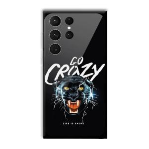 Go Crazy Customized Printed Glass Back Cover for Samsung Galaxy S23 Ultra