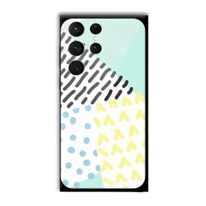 Cool Pattern Customized Printed Glass Back Cover for Samsung Galaxy S23 Ultra