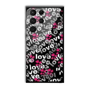 Love Customized Printed Glass Back Cover for Samsung Galaxy S23 Ultra