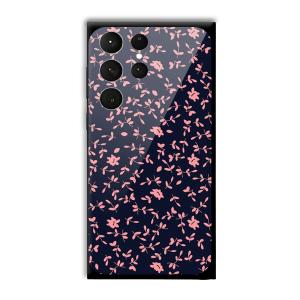 Little Pink Petals Customized Printed Glass Back Cover for Samsung Galaxy S23 Ultra