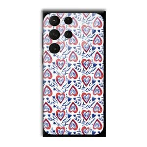 Little Spades Customized Printed Glass Back Cover for Samsung Galaxy S23 Ultra