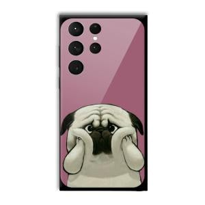 Chubby Dogo Customized Printed Glass Back Cover for Samsung Galaxy S23 Ultra