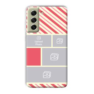 Diagnol Frame Customized Printed Back Cover for Samsung Galaxy S21 FE
