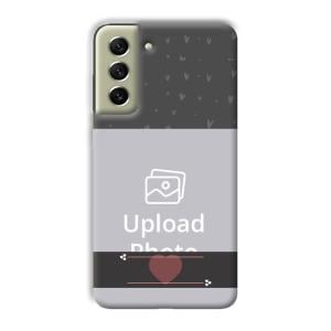 Dark Grey Customized Printed Back Cover for Samsung Galaxy S21 FE
