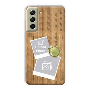 Wooden Photo Collage Customized Printed Back Cover for Samsung Galaxy S21 FE