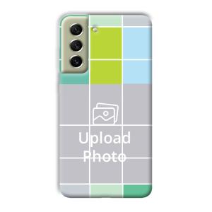 Grid Customized Printed Back Cover for Samsung Galaxy S21 FE