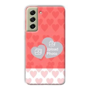 2 Hearts Customized Printed Back Cover for Samsung Galaxy S21 FE