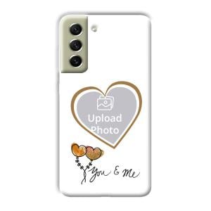 You & Me Customized Printed Back Cover for Samsung Galaxy S21 FE