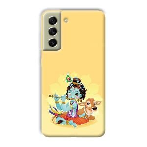 Baby Krishna Phone Customized Printed Back Cover for Samsung Galaxy S21 FE