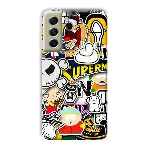 Cartoons Phone Customized Printed Back Cover for Samsung Galaxy S21 FE