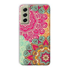 Floral Design Phone Customized Printed Back Cover for Samsung Galaxy S21 FE