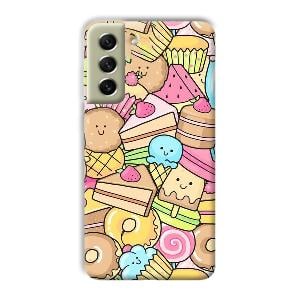 Love Desserts Phone Customized Printed Back Cover for Samsung Galaxy S21 FE