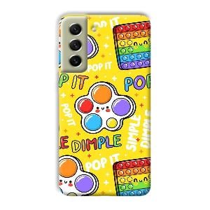 Pop It Phone Customized Printed Back Cover for Samsung Galaxy S21 FE