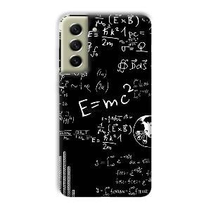 E is Equal To MC2 Phone Customized Printed Back Cover for Samsung Galaxy S21 FE