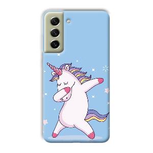 Unicorn Dab Phone Customized Printed Back Cover for Samsung Galaxy S21 FE