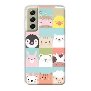 Kittens Phone Customized Printed Back Cover for Samsung Galaxy S21 FE