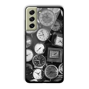 Alarm Clocks Customized Printed Glass Back Cover for Samsung Galaxy S21 FE