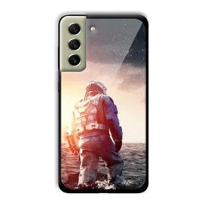 Interstellar Traveller Customized Printed Glass Back Cover for Samsung Galaxy S21 FE
