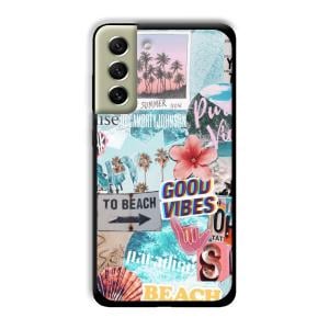 To the Beach Customized Printed Glass Back Cover for Samsung Galaxy S21 FE