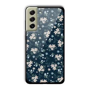 Little Flowers Customized Printed Glass Back Cover for Samsung Galaxy S21 FE