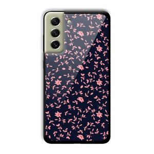 Little Pink Petals Customized Printed Glass Back Cover for Samsung Galaxy S21 FE