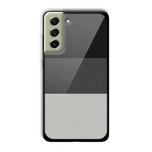 Shades of Grey Customized Printed Glass Back Cover for Samsung Galaxy S21 FE