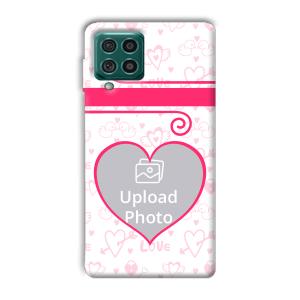 Hearts Customized Printed Back Cover for Samsung Galaxy F62