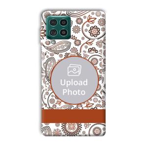 Henna Art Customized Printed Back Cover for Samsung Galaxy F62