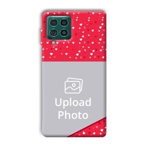 Dark Pink Customized Printed Back Cover for Samsung Galaxy F62