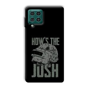 How's The Josh Phone Customized Printed Back Cover for Samsung Galaxy F62