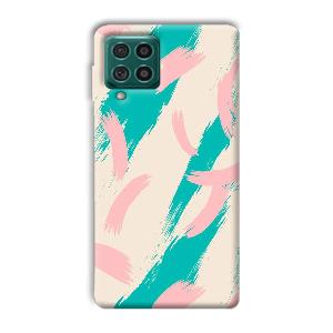 Pinkish Blue Phone Customized Printed Back Cover for Samsung Galaxy F62