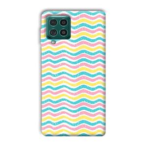 Wavy Designs Phone Customized Printed Back Cover for Samsung Galaxy F62