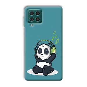 Panda  Phone Customized Printed Back Cover for Samsung Galaxy F62