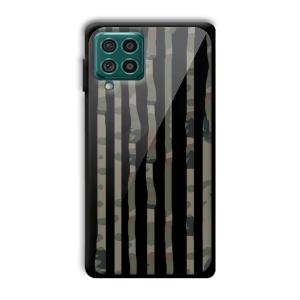 Camo Customized Printed Glass Back Cover for Samsung Galaxy F62