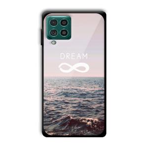Infinite Dreams Customized Printed Glass Back Cover for Samsung Galaxy F62