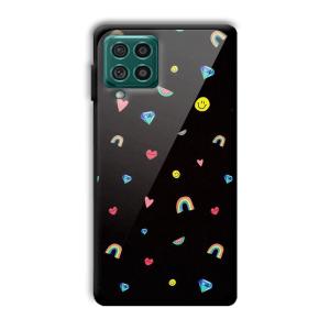 Multi Object Customized Printed Glass Back Cover for Samsung Galaxy F62
