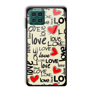 Love Customized Printed Glass Back Cover for Samsung Galaxy F62