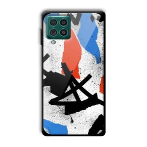 Abstract Graffiti Customized Printed Glass Back Cover for Samsung Galaxy F62