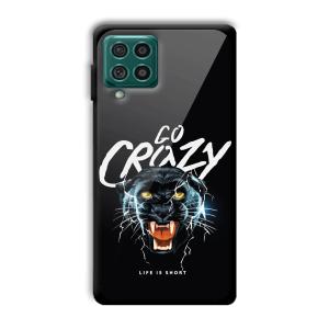 Go Crazy Customized Printed Glass Back Cover for Samsung Galaxy F62