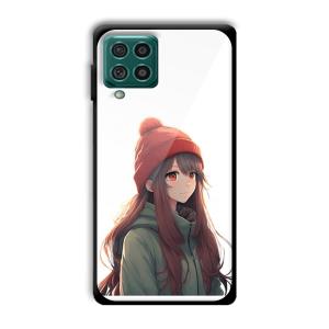 Little Girl Customized Printed Glass Back Cover for Samsung Galaxy F62