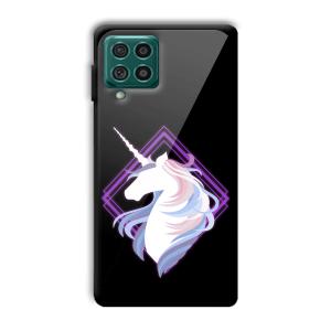 Unicorn Customized Printed Glass Back Cover for Samsung Galaxy F62