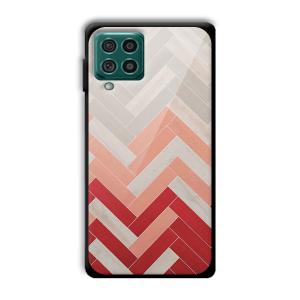 Light Red Customized Printed Glass Back Cover for Samsung Galaxy F62