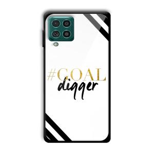 Goal Digger Customized Printed Glass Back Cover for Samsung Galaxy F62