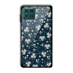 Little Flowers Customized Printed Glass Back Cover for Samsung Galaxy F62