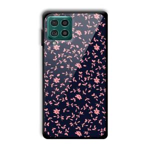Little Pink Petals Customized Printed Glass Back Cover for Samsung Galaxy F62